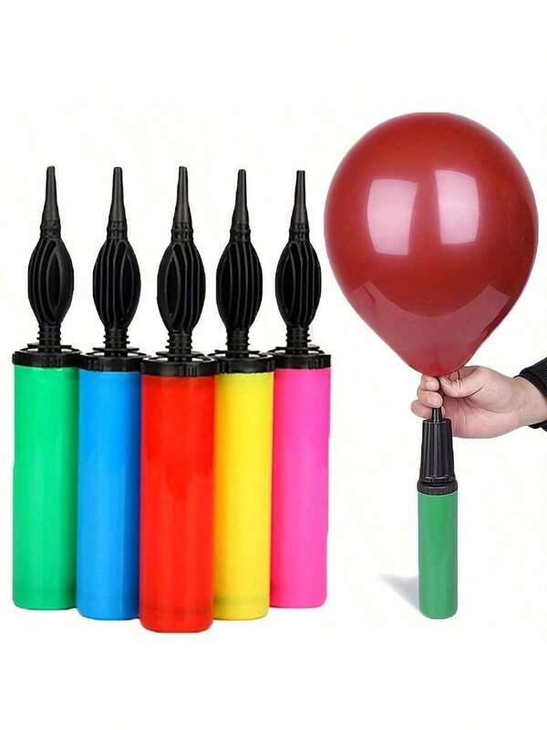 1pc/Set Balloon Inflator, Hand Pump, Portable Foot Pump, Balloon Air Blower, Suitable For Birthday, Celebration, Wedding, Balloon Inflating (Random Color)