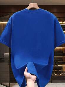 Men's Basic T-Shirt | Hands Holding Bear Graphic | 100% Cotton | Soft Comfortable | Best Gift for Men | Daily Wear | Unisex Crew Neck Tee | Factory Direct Shipping - Azul - Ver 3