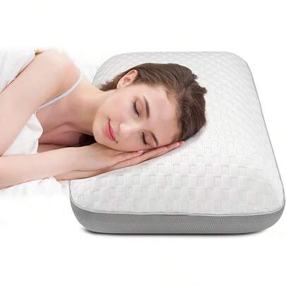 Fityou Memory Foam Pillow For Side, Stomach And Back Sleepers, Ergonomic Neck Pillow For Deep Sleep, With Cooling, Washable Case