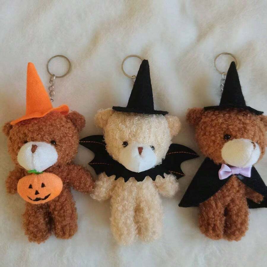 Halloween Schlüsselanhänger Rucksack Anhänger Plüschpuppe Dekoration, Studententasche Anhänger