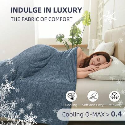 Cooling Blanket, Lightweight Cozy Breathable Silky Soft Blanket, Comfortable Bedding For Hot Sleepers And Night Sweats, Soft Fluffy Blanket Perfect Gift For Loved Ones, Throw Blanket, Soft Comfy Blanket
