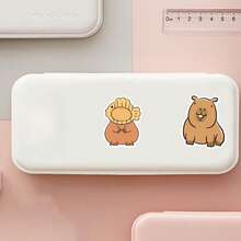 50 piezas de pegatinas lindas de capibara, pegatinas de animales, pegatinas de grafiti, regalos de capibara, artículos de capibara, pegatinas de papelería, pegatinas de vinilo resistentes al agua para diarios, computadoras, scrapbooks, equipaje, botellas de agua, teléfonos - Multicolor - Ver 5