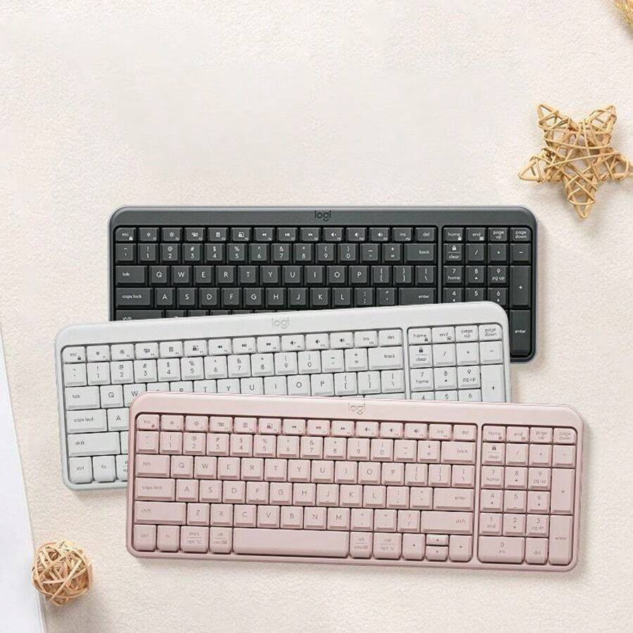 Logitech K251 Bluetooth Wireless Keyboard, Compact Design With Long ...