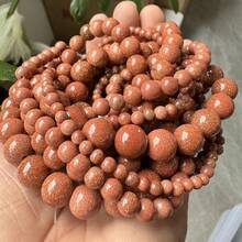 15 英寸 4/6/8/10 毫米天然石圆珠、紫水晶/虎眼石/黑曜石/玫瑰石英和其他天然材料，用于脉轮疗愈和 DIY 珠宝制作、手链、项链和工艺品 - 彩色 - 查看 10