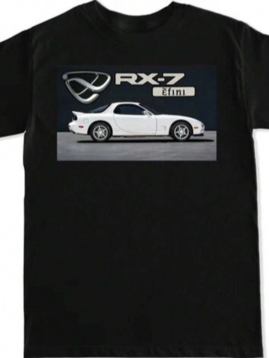 FD3S JM1FD RX7 RX-7 SP Type R Spirit R Engine Drifting Turbo Boost T Shirt - 黑色 - 查看 1