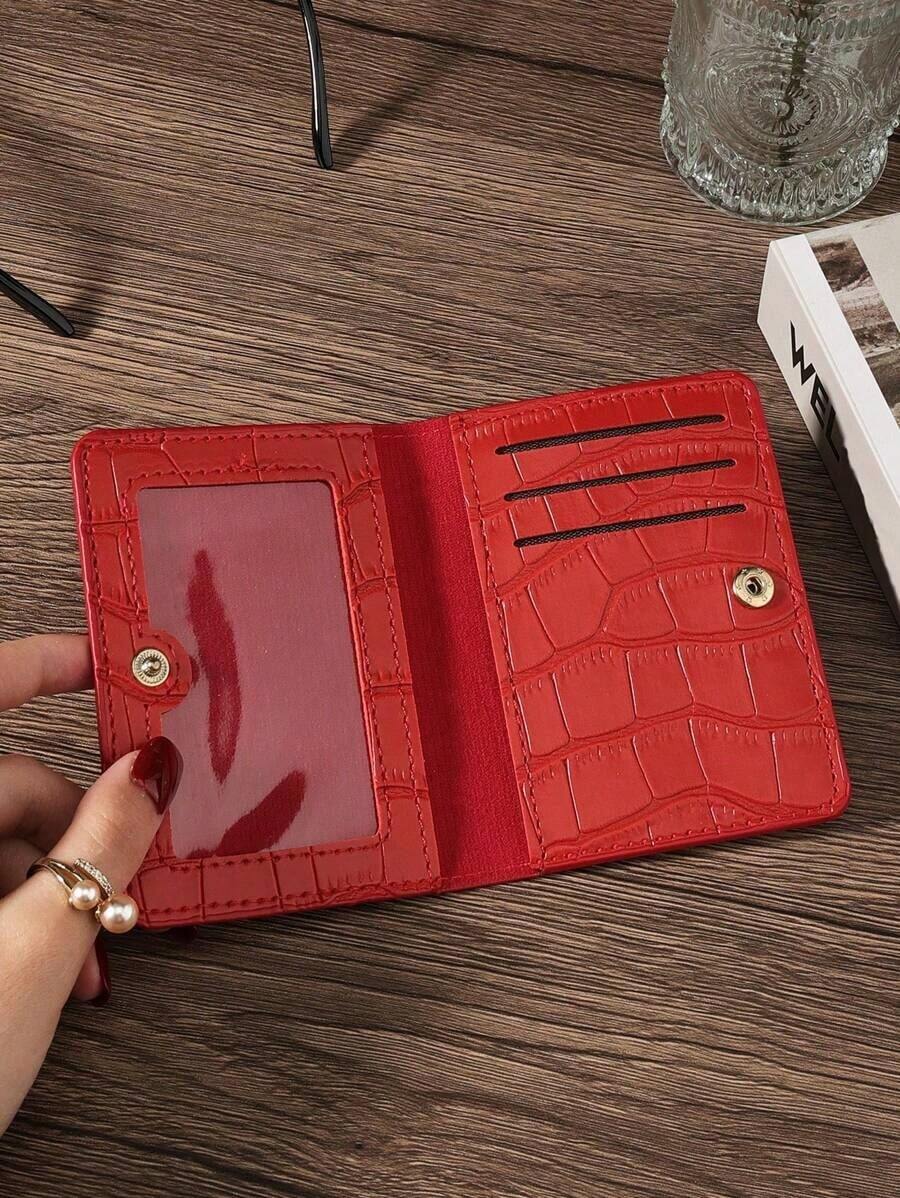 Pocket Wallet Fashion Malist Slim Lightweight Portable Cash Card Card Coin Pocket Birthday Anniversary Female Lady Girls Teenagers College Student School Student Men Male License Holder Card Holder Card Holder Wallet Business Card Holder Credit Card Holder Id Card Holder Card Holder Women Women Wallet Wallet Purse Wallet Card Wallet - 黑色 - 查看 1