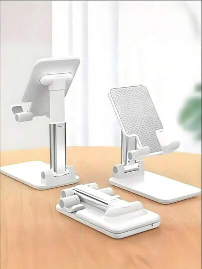 1pc Foldable Desktop Phone Stand, Compatible With IPhone, Android Phones, Birthday Gifts, Family And Friends Phone Stands, Phone Accessories, Fully Adjustable Desktop Phone Stand, Suitable For 16, 15, 14, 13, 12, 11 Pro, Xs, Xs Max, Xr Series, Compatible With All Models