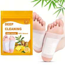 10pcs/Pack Deep Cleansing Foot Pads, Foot Patches For Foot Care, Self-Adhesive Foot Pads - White - View 8