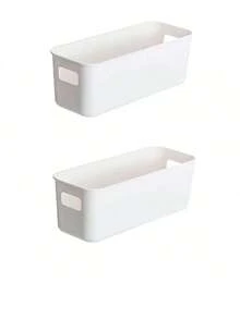 1 pieza Caja de almacenamiento de archivos blanca impermeable, caja de archivos, marco de archivos de escritorio, caja de almacenamiento de utensilios de cocina, caja de organización de gabinete, caja de organización y almacenamiento, marco de archivos plegable de plástico reforzado, atril de libros de escritorio para dormitorio estudiantil