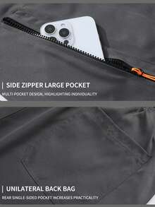 بنطلون رجالي متعدد الجيوب متعدد الاستخدامات، بنطلون كاجوال وظيفي للتنزه في الهواء الطلق، خريف