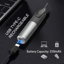 Conduroma Unisex Electric Eyebrow Trimmer/Razor, Rechargeable Multi-Function Personal Groomer, Painless Precision Trimmer, With Washable Blades, For Face, Beard And Neck (Black)