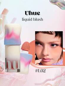 Uhue 4.5ml/0.15 Fl Oz Liquid Blush L02, Lightweight Creamy Formula, Easy To Apply And Blend, Creates Natural Radiant Flush, Long-Lasting And Smudge-Proof, Suitable For All Skin Types - L02 - View 1
