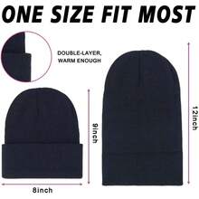 Women Beanie Hat - Dark Grey - View 8