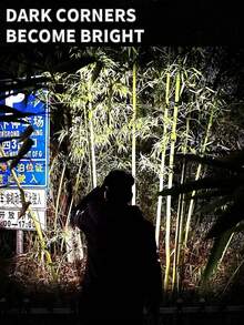 1个多功能感应头灯，4种照明模式，户外露营钓鱼头灯，智能波浪感应器，高亮度灯泡，柔性灯条，防水外壳包装 - 1PC - 查看 6