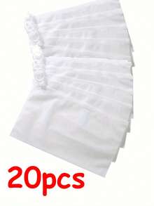 5/10/20 Geantă transparentă cu fermoar, mată, pentru depozitarea lenjeriei intime, șosete, geantă de ambalare pentru haine, potrivită pentru depozitarea lenjeriei intime, cosmetice, papetărie, articole de călătorie, necesități de călătorie, depozitarea gustărilor, depozitarea jucăriilor, depozitarea articolelor de toaletă, depozitarea în baie, geantă de depozitare pentru călătorii de Crăciun