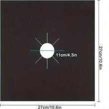 4/6pcs Extra Thick Reusable Gas Range Stovetop Burner Protector Pad Liner Cover - Easy To Clean And Protects Your Kitchen From Messes Wallpaper Wall Paper Wall Stickers Wall Decor Room Decor Wallpaper Stickers Wall Bedroom Decor Kitchen Decor Home Decor