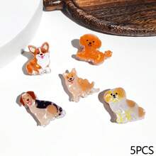 1pc Cute Puppy Hair Clip, Pet Shaped Hair Claw Clip, Thick Durable Non-Slip PVC Material Headwear, Random Style, Side Bangs Hair Clip, Hair Styling Accessory, Excellent Christmas Gift For Women, Wonderful Christmas Decoration, Food Sealing Clip, Christmas, Home Decor, Party Favor, Birthday Gift