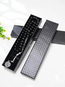 1 pieza Pulsera de 45 cuentas de oración de resina de 10 mm, de estilo árabe elegante y versátil, joyería de resina de lujo y colorida