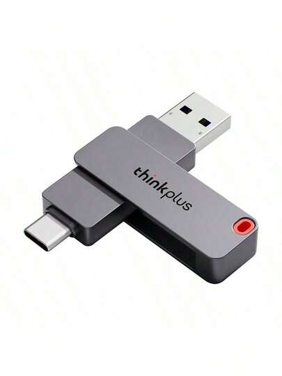 Lenovo TPU301 모바일 및 컴퓨터용 듀얼 엔드 USB Type-C 플래시 드라이브: 고속 읽기 및 쓰기를 위한 방수 및 내충격 설계
