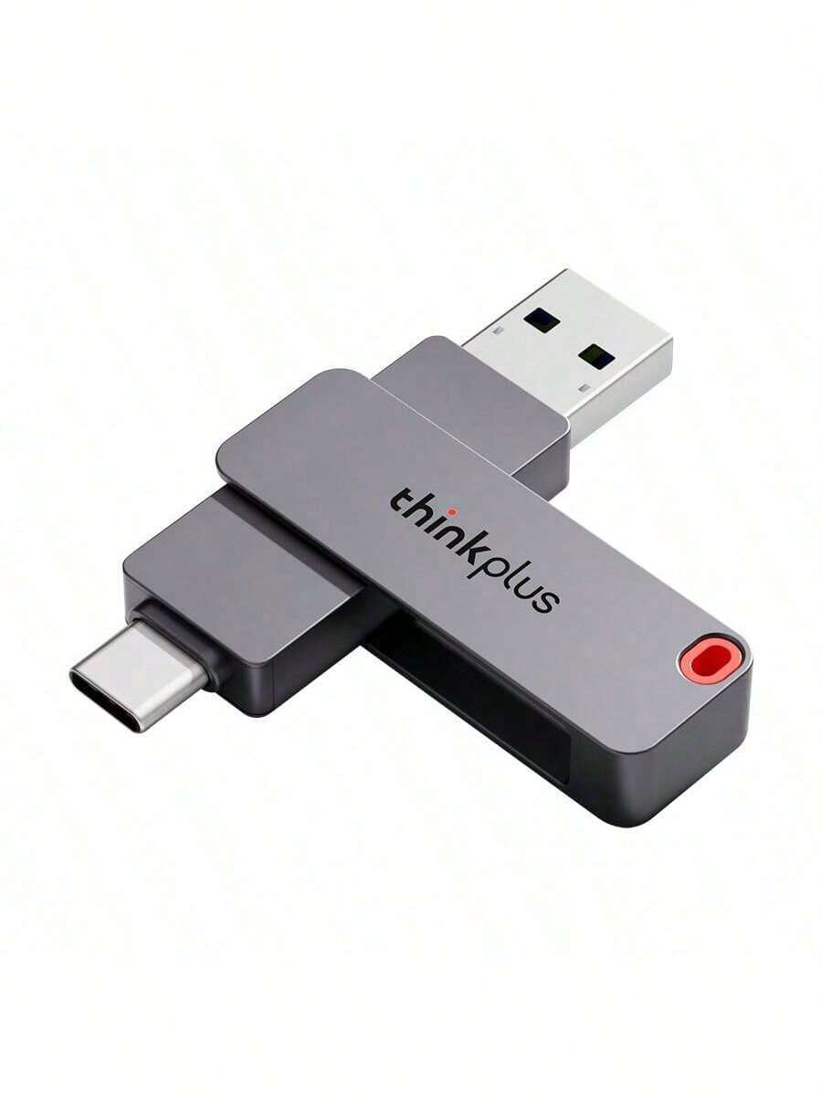 Lenovo TPU301 手機電腦兩用Type-C USB雙頭USB隨身碟 防水防震設計高速讀寫 - 珍珠錖 - 查看 1