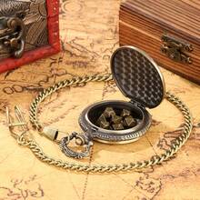 Creative Dragon Head Border And Standing Dragon Pattern Pocket Watch Case With Mini Dice -  Role-Playing Game Accessory, Metal Toy For Tabletop Gaming, Tabletop Gaming Accessory | Dramatic Design | Durable Gaming Gear,  Accessories - Multicolor - View 6
