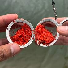 1pc Durable Stainless Steel Bait Cage, Easy Fishing - Great For Holding Bait And Chumming