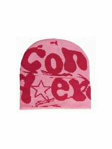 Unisex Graffiti Street Style Printed Knit Beanie Hat - Multicolor - View 14