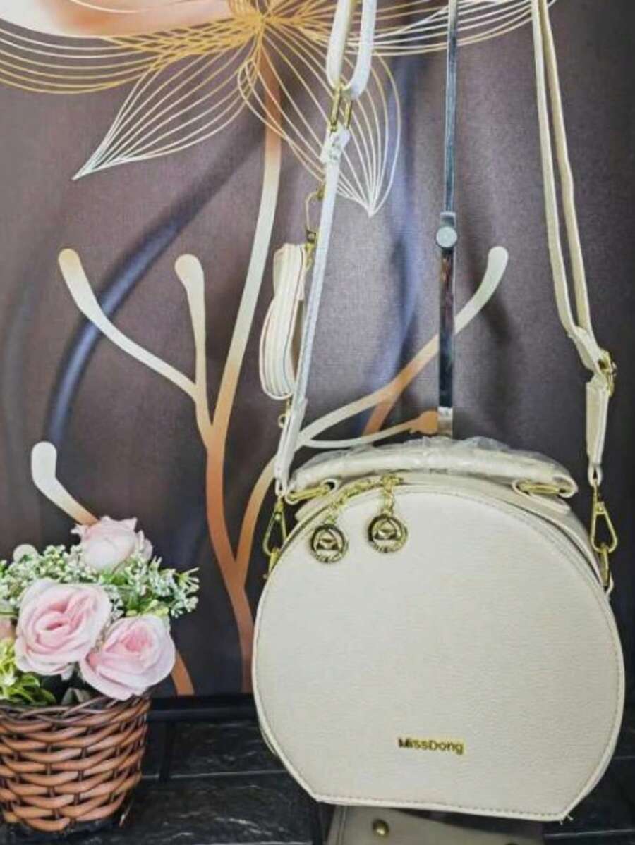 ASALOOG ROUND HANDBAG AND CASUAL CROSSBODY BAG DC-72 (BEIGE) - Beige - View 1