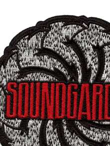 1 pieza Parche con el logotipo en blanco y negro de Soundgarden, banda de rock de Seattle, bordado para planchar - Multicolor - Ver 6