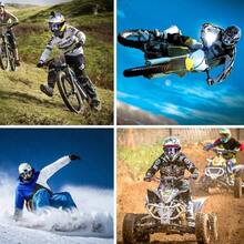 Motorcycle Goggles Dirt Bike Goggles Windproof ATV Dustproof Racing GogglesScratch Resistant Ski Goggles Protective Safety Glasses PU Resin Black Frame+Color Lens - Camouflage Yellow - View 2