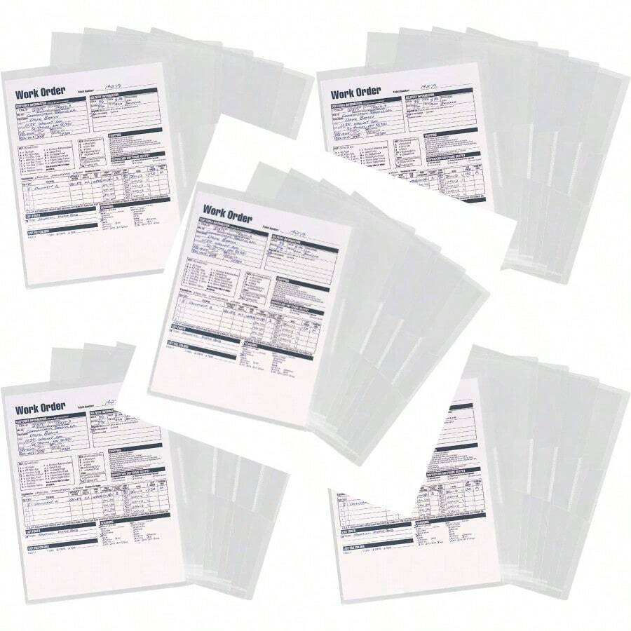 Smead Organized Up Poly Translucent Project File Jacket Letter Size Clear 10 Per Pack 85753