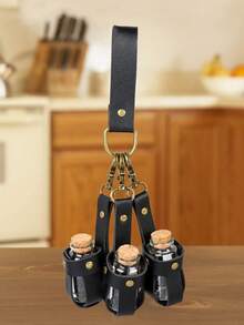 1PC Medieval Keychain Medieval Belt Cool Key Holder Renaissance Viking Faire LARP Santa's Magic Key Christmas Cosplay Prop - A - View 15