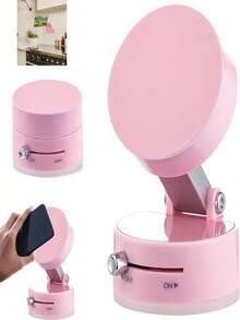 1pc N52 Super Strong Magnetic Phone Holder, Multi-Functional 360° Rotatable Foldable Magnetic Phone Stand, Suitable For Car, Business Trip, Travel Photography, Yoga, Home Streaming, Desk, Airplane, Cruise, Compatible With All Phones, Includes Magnetic Ring, Magnetic Pad, And Instructions (Multiple Models And Colors Available)