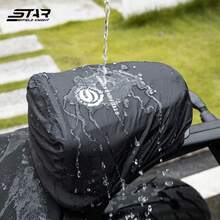 ALPINES FOX Multifunction Motorcycle Rear Seat Bag Waterproof Motorcycle Tail Bag Large Capacity Motocross Rider Shoulder Bag With Raincover