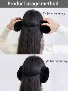 1 Piece Of Warm Ear Protection In Autumn And Winter - Earmuffs, Soft Plush Warmth For Boys And Girls - - Multicolor - View 6