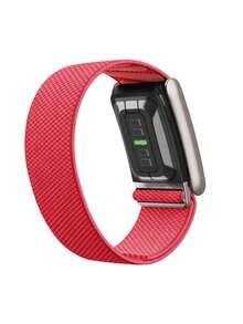 5.0/MG 超细纤维表带 - 兼容心电图功能，标志性高性能针织表带 - 不兼容第四代产品 - 玫紅色 - 查看 3