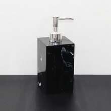 Polyresin Bathroom Set Including Soap Dispenser Bottle, Toothbrush Holder, Soap Dish, Cup, Tray, Comb Rack For Bathroom Decor & Organization, Customize As Desired Bathroom Accessories Bathroom Organizer Fall Decor Back To School Storage