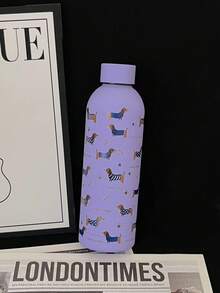 600ml、800ml、1000ml蓝色腊肠犬元素水杯，不锈钢保温咖啡杯，双层保护真空保温水杯，非常适合送礼，居家，办公室，车载，给家人和姐妹的圣诞礼物 - 小口瓶 - 查看 13