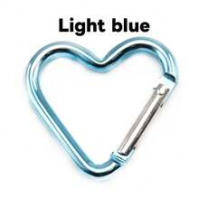 Herzförmige Karabinerhaken, DIY Bekleidungszubehör, Mini herzförmige Haken für Kindertaschen