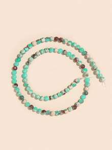 Cuentas de piedras naturales, cuentas sueltas de obsidiana, jade birmano, ojo de tigre, redondas y lisas, piedras preciosas de curación de energía para hacer joyas, pulseras y collares DIY