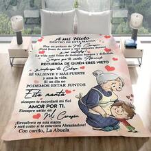 Coperte per divano, plaid e coperte per il pisolino - Grigio - Visualizzare 4