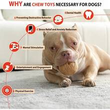 Willjoy Dog Chew Toys For Aggressive Chewers, Tough Dog Toys For Aggressive Chewers, Pine Wood And Nylon Indestructible Dog Toy, Bacon Flavor Large Dog Toys To Keep Them Busy - 2個裝 RollBalls - 查看 8