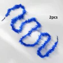 1 Stück bunte künstliche Fellboa 2m Plüschboa für Frauen zum Tanzen, Hochzeit, Party, Halloween, Bühnendekor, Feiertagsparty Kopfschmuck Accessoires, Schal Dekoration, geeignet für Geburtstag, Halloween, Weihnachten, Pferderennen, Teezeremonie, Silvester, Konzert und Heimdekoration, Tanzhochzeit, Bühnenauftritt, Karnevalskostüm und Accessoires, Partyzubehör, ideale Wahl als Geschenk - Verschiedenfarbig - Übersicht 22