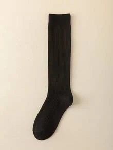 1 Pair/5 Pairs Women's Thick Cashmere Blend Knee,High Socks, Warm For Autumn/Winter, Cozy Socks - Multicolor - View 16