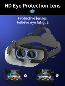 Viar 3D Virtual Reality VR Glasses Headset Helmet Devices Lenses Goggles Smart For 4.7-7.0 Inch Smartphones, Virtual Reality Headset For Movies And Games