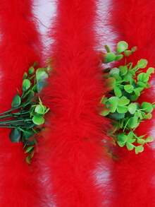 1 Stück bunte künstliche Fellboa 2m Plüschboa für Frauen zum Tanzen, Hochzeit, Party, Halloween, Bühnendekor, Feiertagsparty Kopfschmuck Accessoires, Schal Dekoration, geeignet für Geburtstag, Halloween, Weihnachten, Pferderennen, Teezeremonie, Silvester, Konzert und Heimdekoration, Tanzhochzeit, Bühnenauftritt, Karnevalskostüm und Accessoires, Partyzubehör, ideale Wahl als Geschenk - Verschiedenfarbig - Übersicht 7