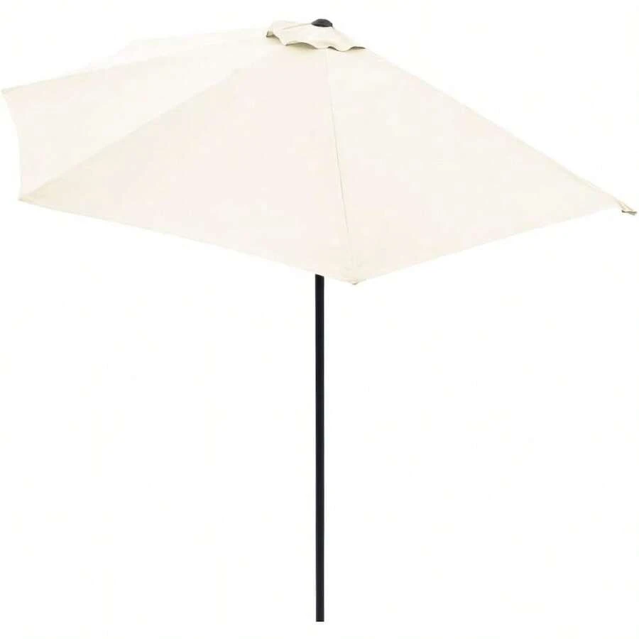 Ombrellone da esterno, supporto e base - Crema - Visualizzare 1
