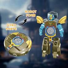 360 Degree Rotating Gravity Sensor Transforming Robot - ABS Resin Material, Teenage And Desktop Creative Leisure Toy, Future Design, Birthday Gift, Holiday Present - Multicolor - View 2