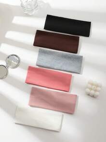 6pcs/Set Women's Stylish Fabric Headbands In Multiple Colors, Suitable For Daily Wear Casual - Multicolor - View 5