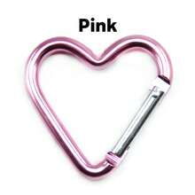Herzförmige Karabinerhaken, DIY Bekleidungszubehör, Mini herzförmige Haken für Kindertaschen